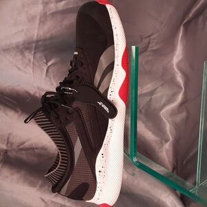 Reebok Black and Red Sneakers